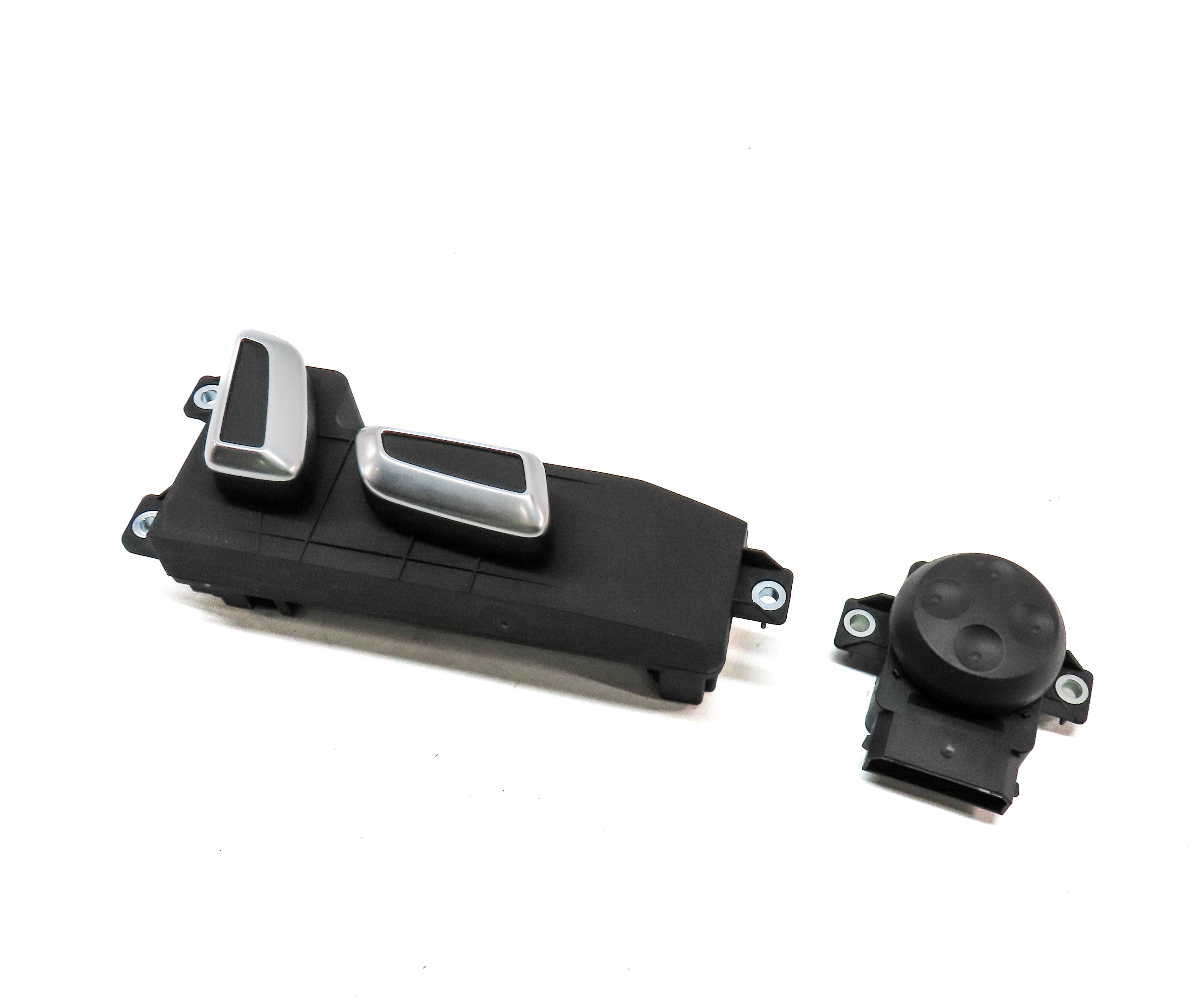 15 AUDI Q7 (4L) FRONT RIGHT PASSENGER SEAT POSITION ADJUST SWITCH w/ LUMBAR — exact item pictured